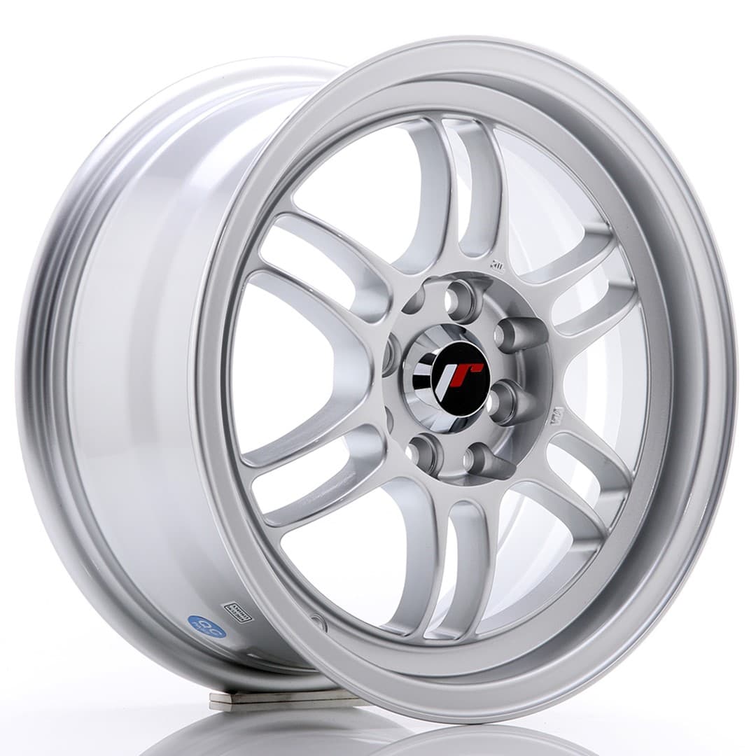 R15 X 7 4X100 ET38 73.1 JR WHEELS JR7 Silver