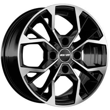 R17 X 7 4X108 ET18 65.1 GMP Matisse (4H) Black Diamond