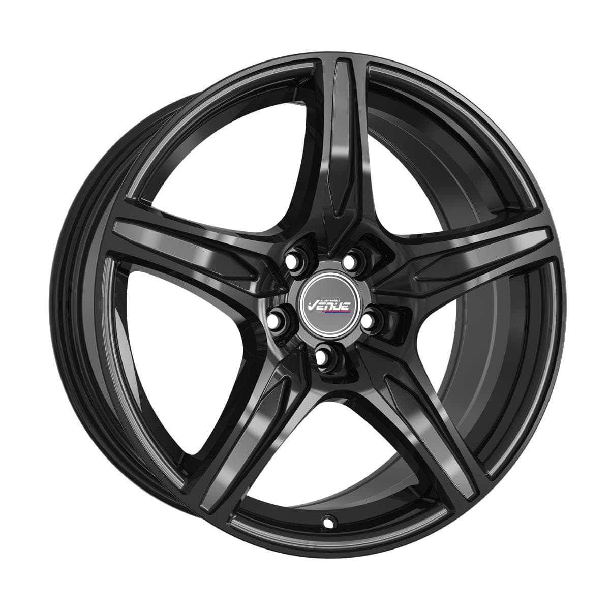 R16 X 6.5 5X100 ET35 57.1 VENUE VL5 Gloss Black