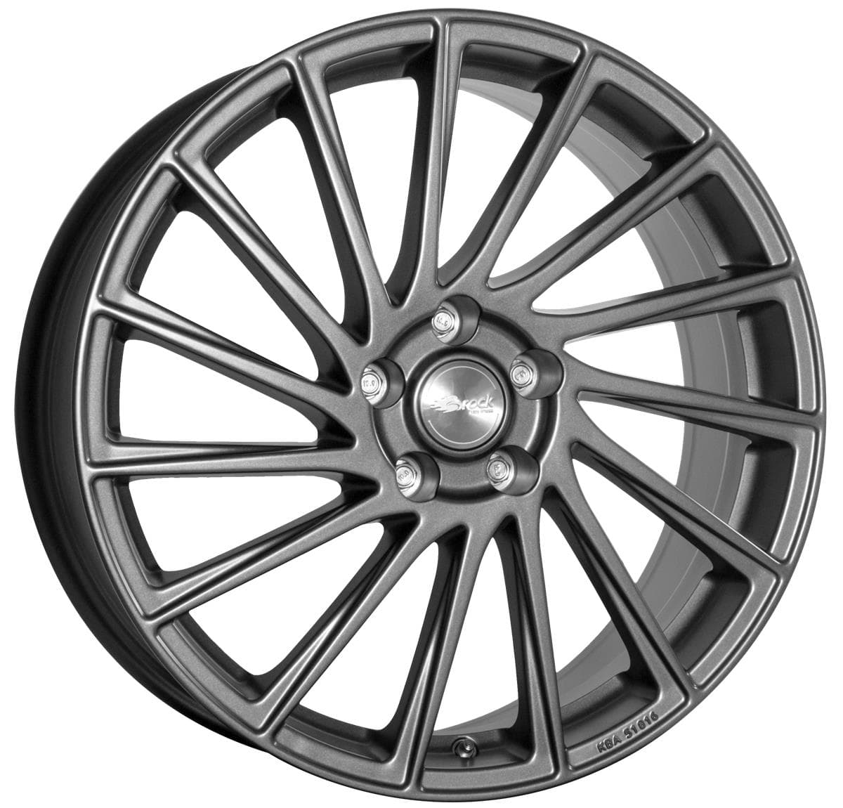 R18 X 7.5 5X108 ET45 72.6 BROCK B39 Himalaya Grey Matt (HGM)