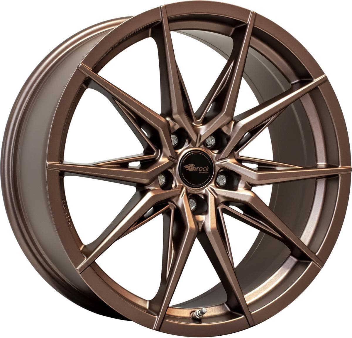 R18 X 8 5X112 ET35 66.6 BROCK B42 Bronze Copper Matt (BCM)