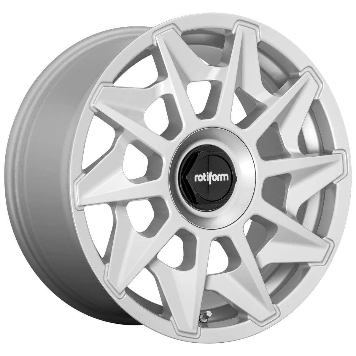 R20 X 8.5 5X112 ET45 72.6 ROTIFORM R124 Cvt Gloss Silver