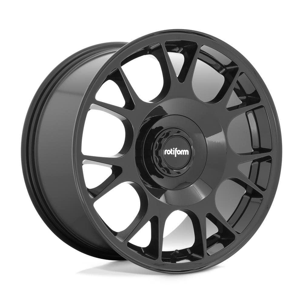 R18 X 8.5 5X112 ET45 72.6 ROTIFORM R187 TUF-R Gloss Black