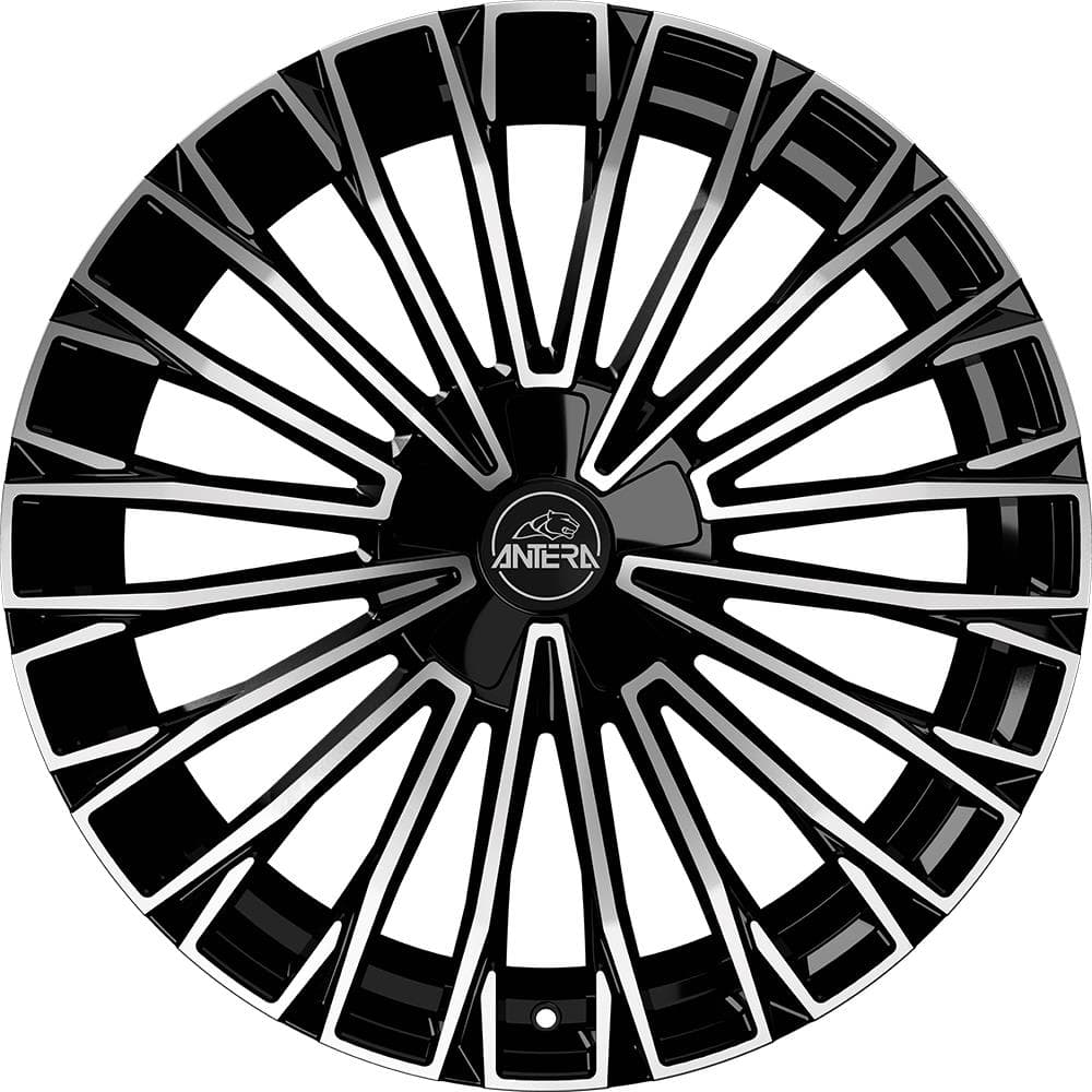 R20 X 8.5 5X114.3 ET40 75 ANTERA A103 Piano Black Diamond