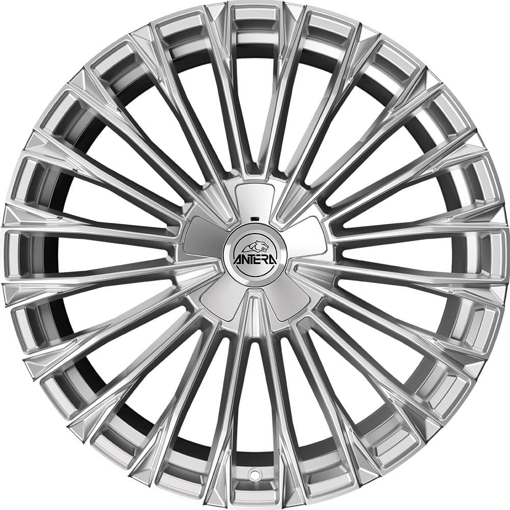 R20 X 8.5 5X112 ET35 66.6 ANTERA A103 Silver Ice