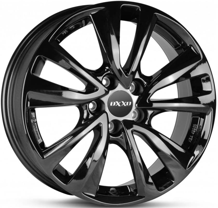 R17 X 7.5 5X105 ET44 56.6 OXXO OBERON 5 BLACK (OX08) BLACK