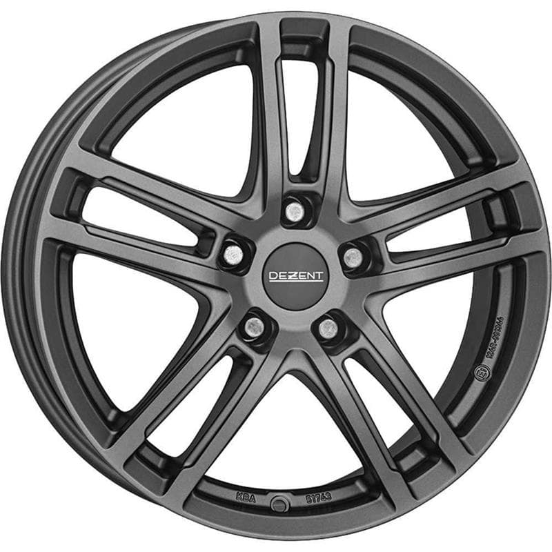 R19 X 7.5 5X105 ET38 56.6 DEZENT TZ (Max Load 810 kg) Made in Germany Graphite Matt
