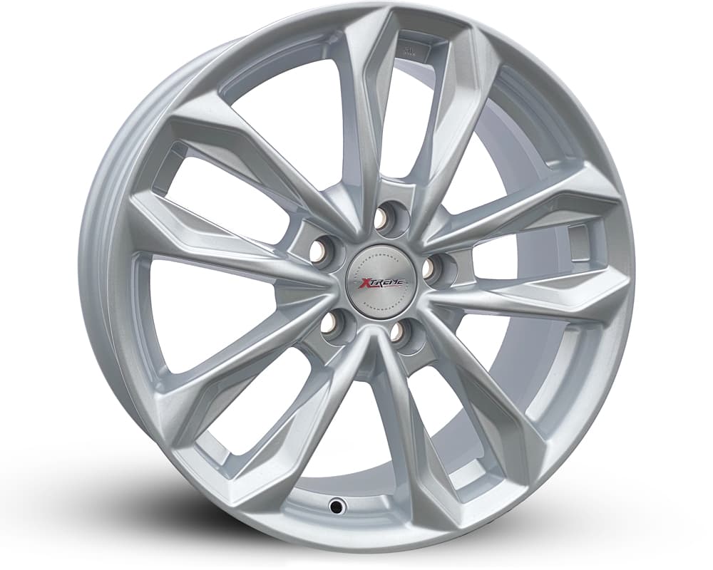 R20 X 9 5X108 ET38 63.4 XTREME SX5 (Max load 965 kg) Silver