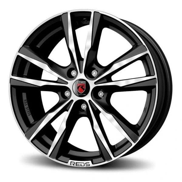 R16 X 6.5 5X110 ET35 65.1 REDS K2 HD Matt Black polished