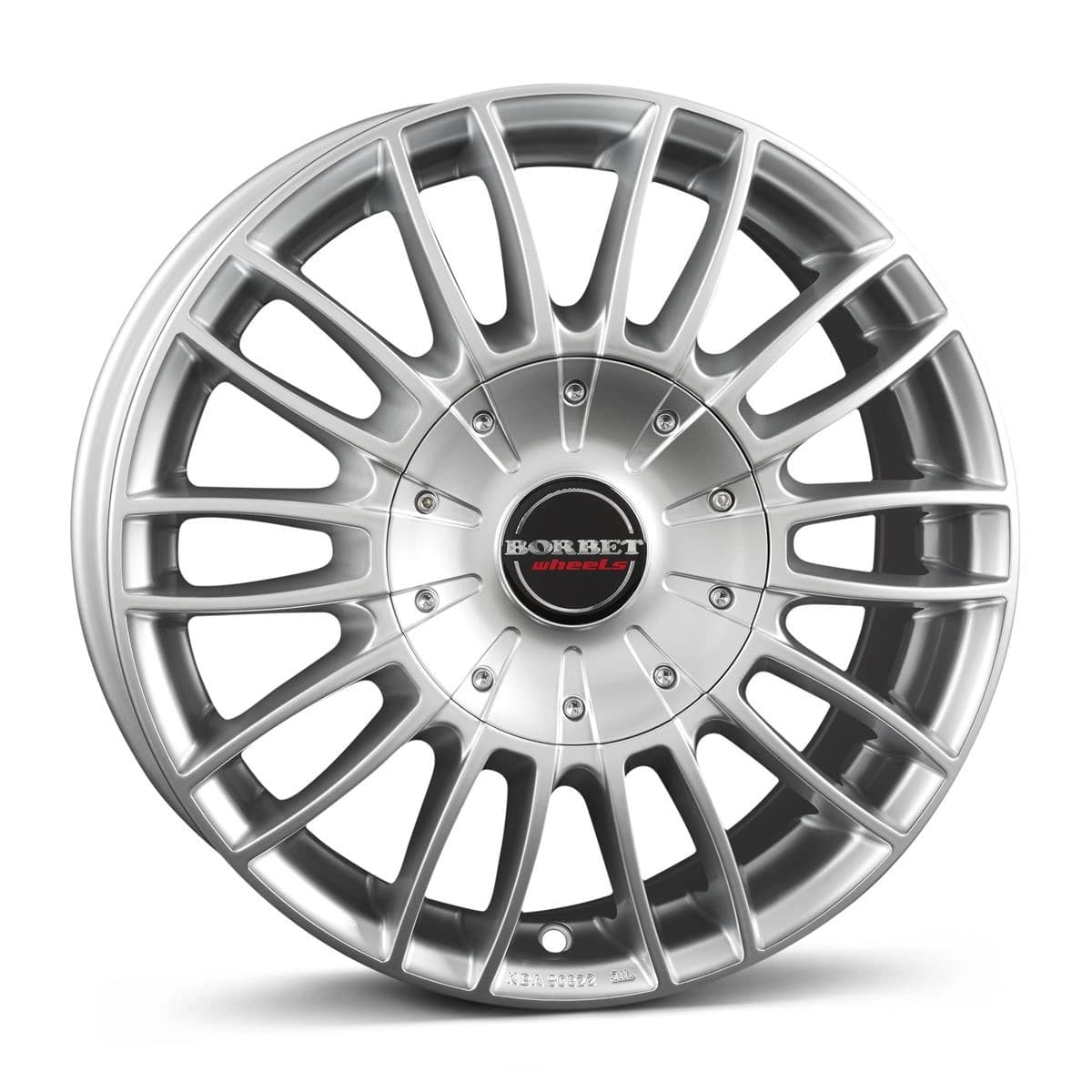 R21 X 9 5X127 ET50 71.6 BORBET CW3 sterling silver