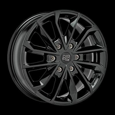 R20 X 8.5 6X120 ET47 74.6 MSW 42 6H Gloss Black