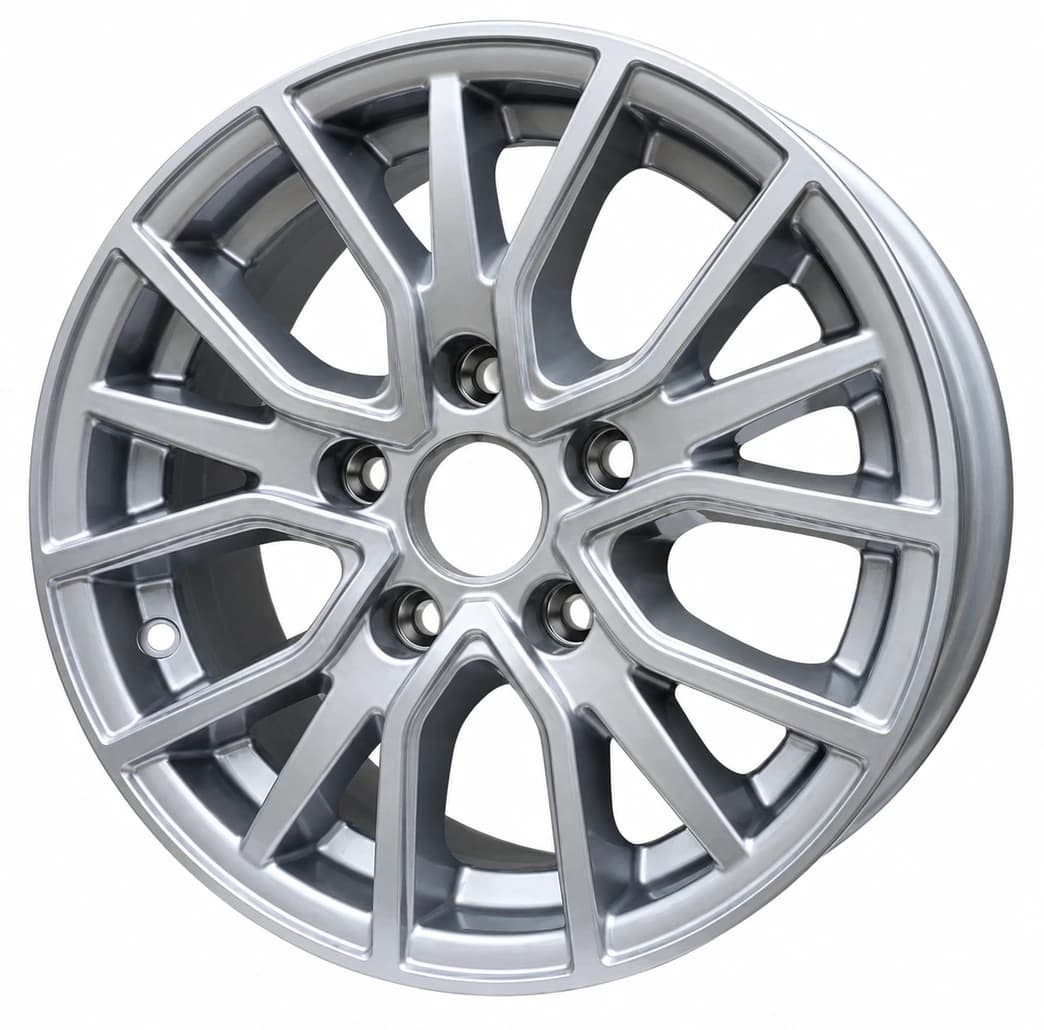 R14 X 6 5X112 ET30 66.6 GG Trailer Camper Silver