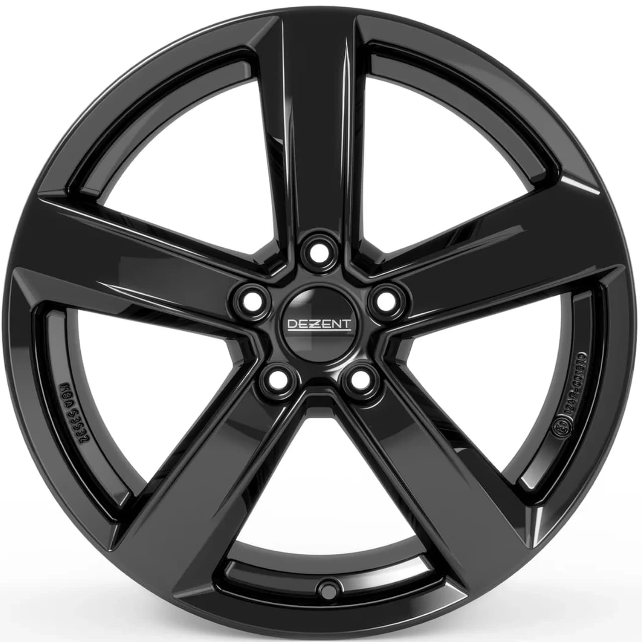 R17 X 6.5 5X100 ET39 57.1 DEZENT TU Black