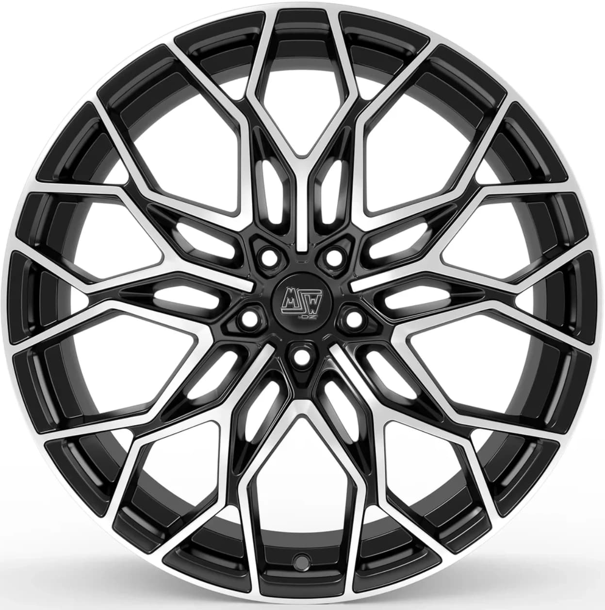 R21 X 9 5X127 ET50 71.6 MSW 51 Gloss Black Full Polished