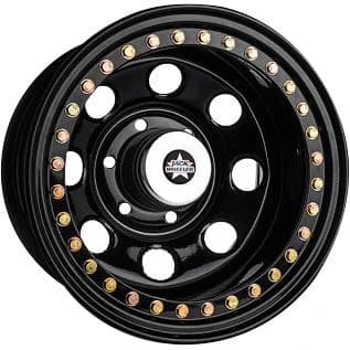 R16 X 8 6X139.7 ET-20 110.1 JACK WHEELER Rocky BL Black