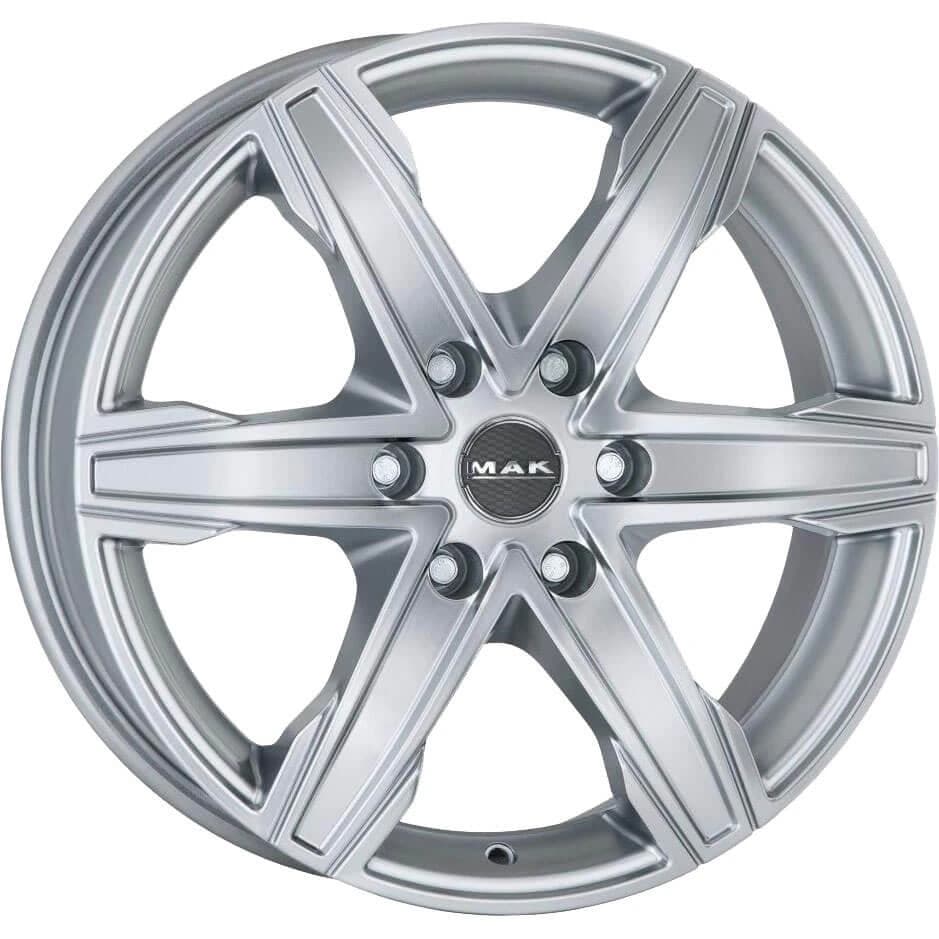 R17 X 7.5 6X139.7 ET50 93.1 MAK King 6 Silver