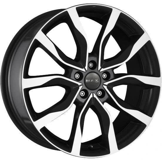 R21 X 9.5 5X127 ET45 71.6 MAK Koln Black Mirror