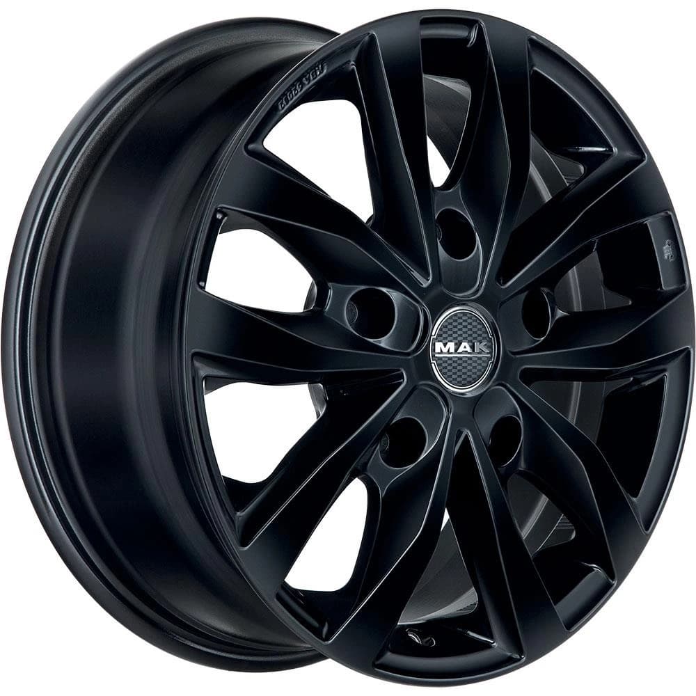R16 X 6.5 5X118 ET47 71.1 MAK Load 5 Gloss Black