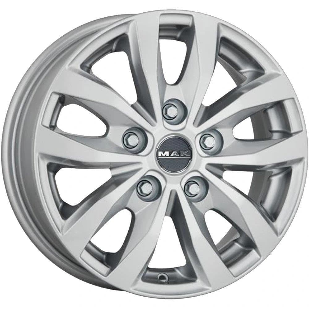 R15 X 6.5 5X160 ET58 65.1 MAK Load 5 Silver