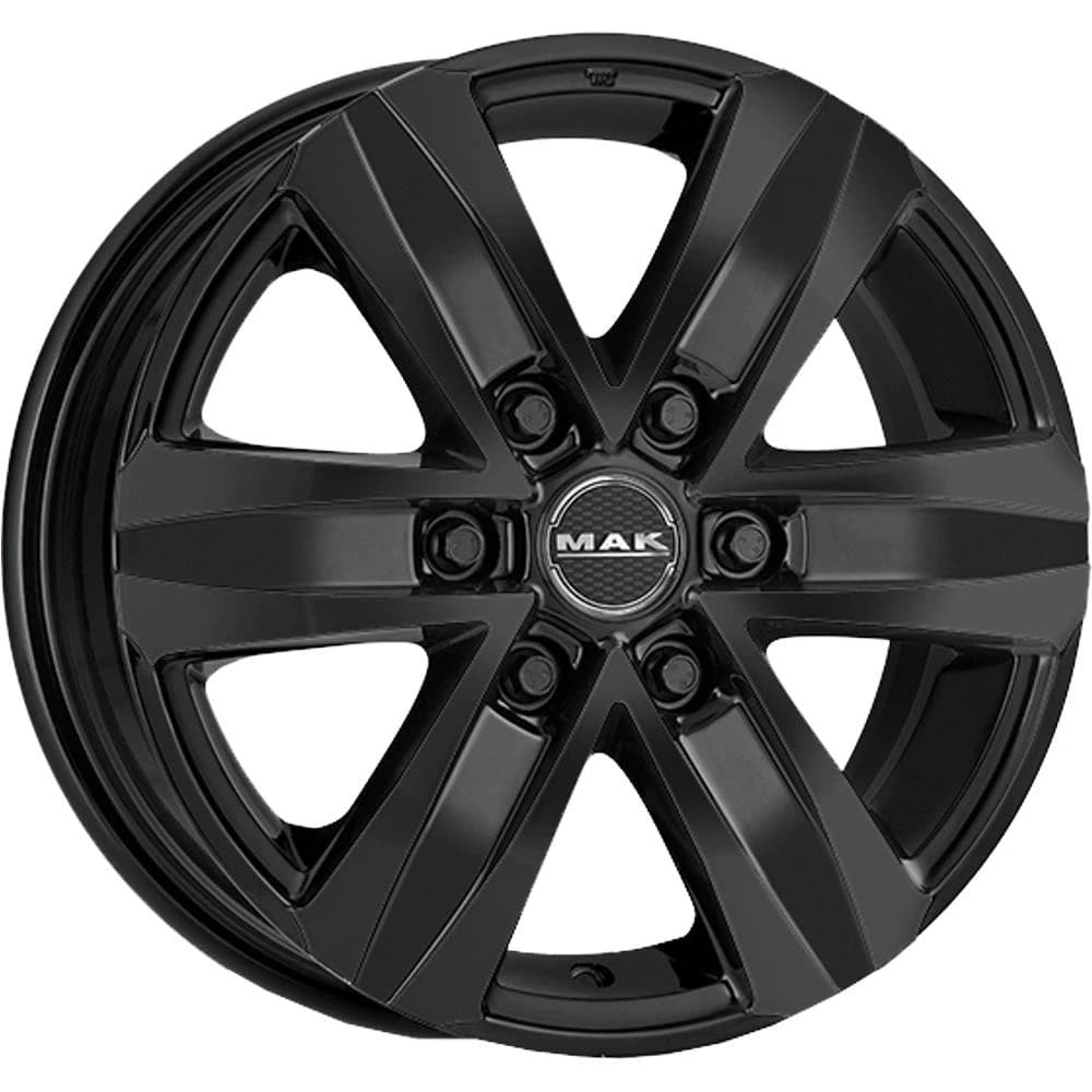 R20 X 8.5 6X114.3 ET45 66.1 MAK Stone 6 Gloss Black