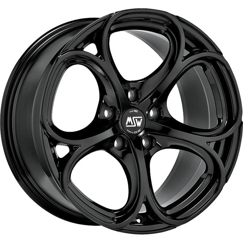 R20 X 9 5X110 ET31 65.1 MSW 82 Gloss Black Full Polished