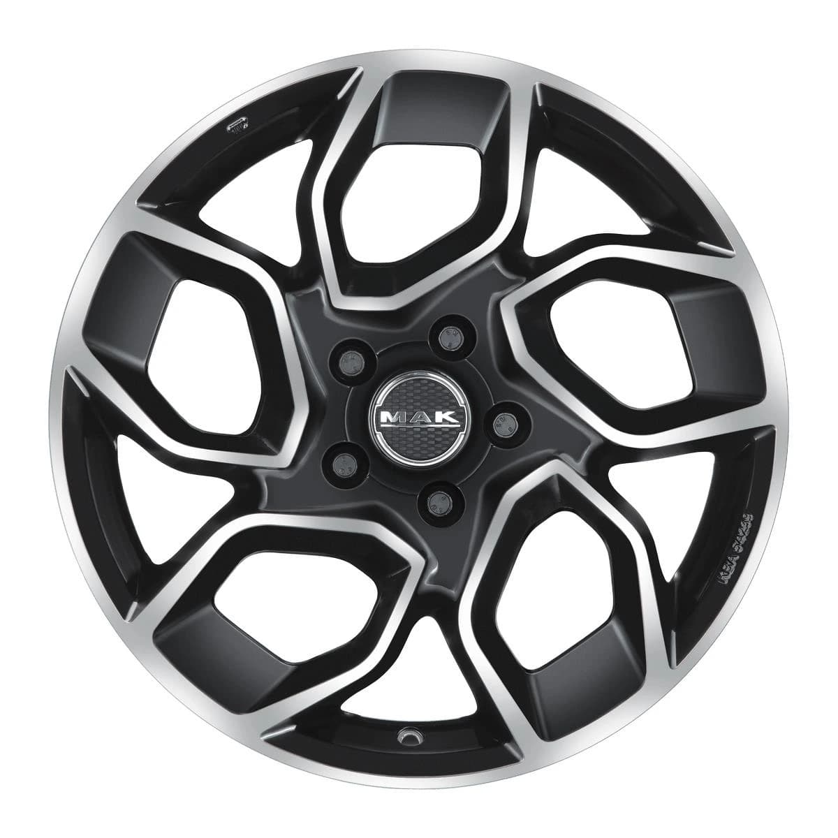 R18 X 7.5 5X160 ET50 65.1 MAK Express Black Mirror