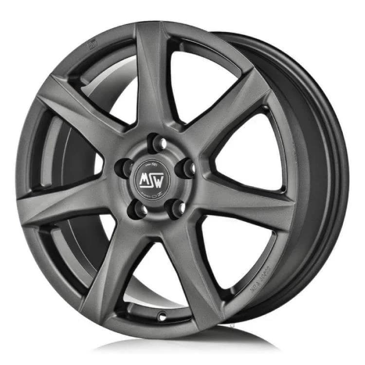 R14 X 5 5X100 ET35 57.1 MSW 77 Matt Dark Grey