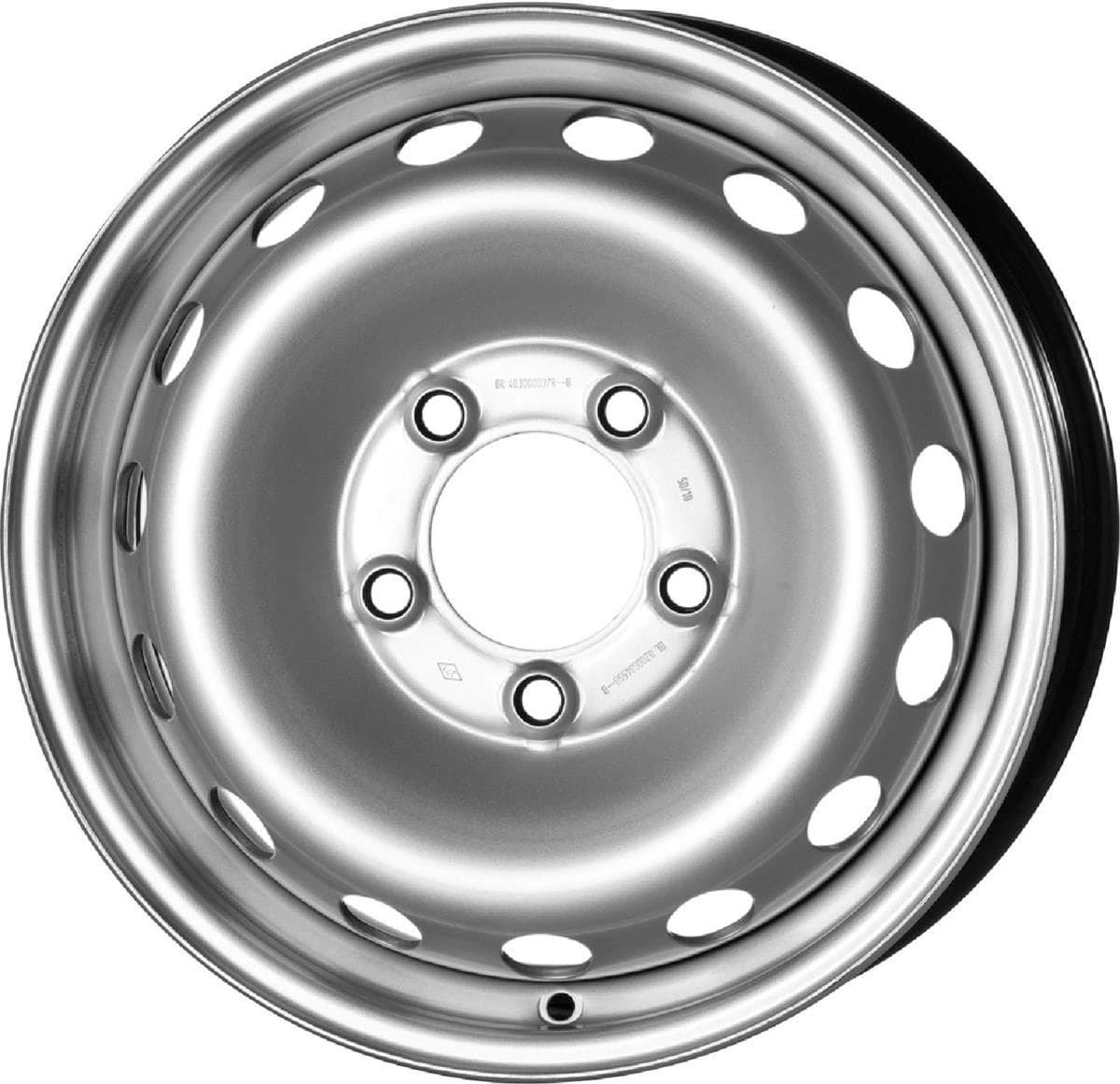 R16 X 6.5 5X130 ET66 89.1 MW R1-1765 Silver