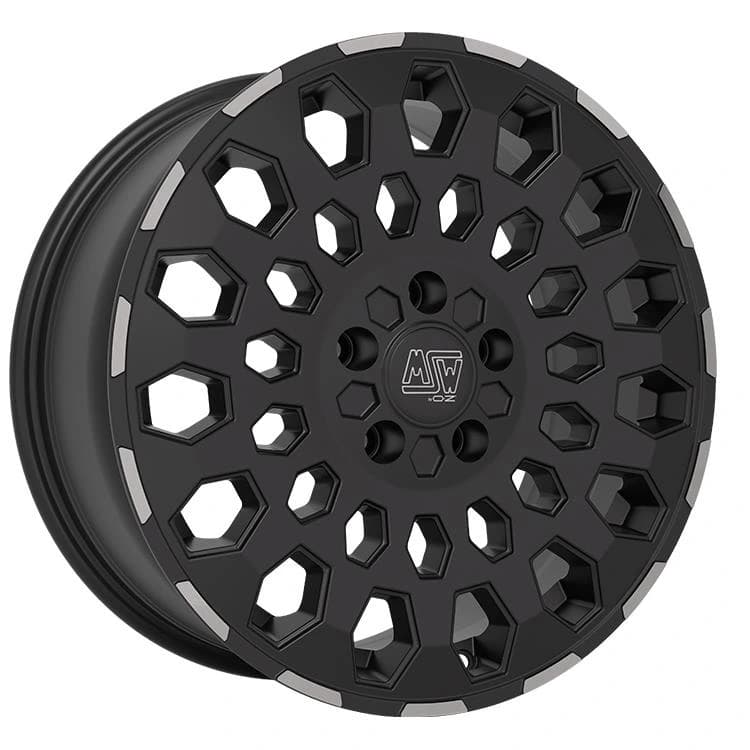 R18 X 7.5 5X160 ET50 65.1 MSW 99 Van Matt Black Lip Polished