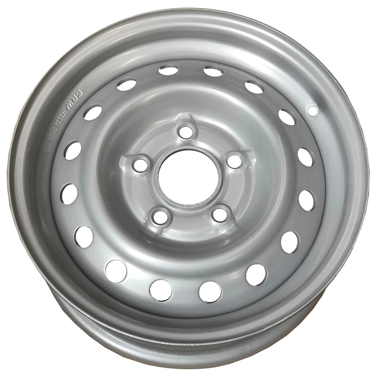 R14 X 5.5 4X100 ET30 57.1 SRW Steel Trailer Silver