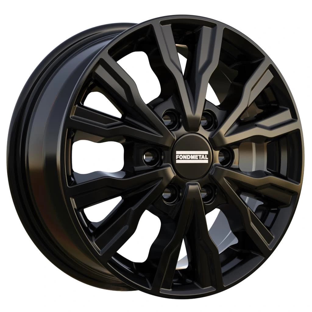 R17 X 7 6X120 ET48 74.5 FONDMETAL PRO2 Glossy Black