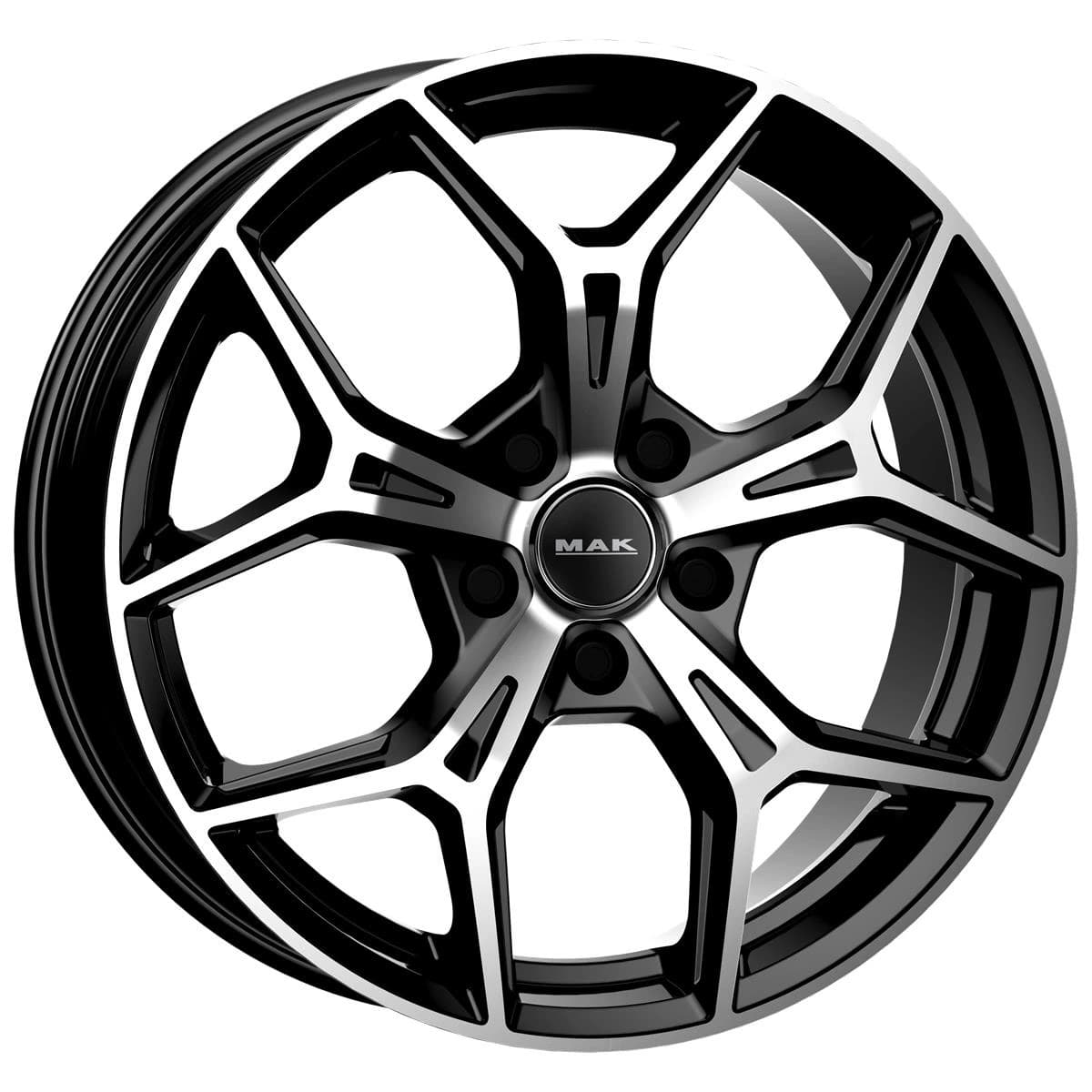 R17 X 7 5X98 ET41 58.1 MAK Epica Black Mirror