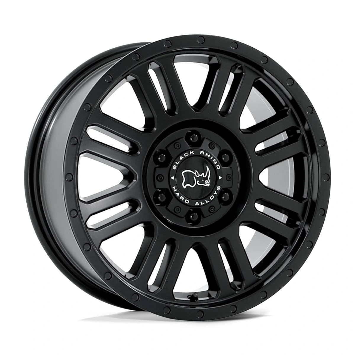 R16 X 8 6X130 ET45 84.1 BLACK RHINO Yellowstone Matte Black