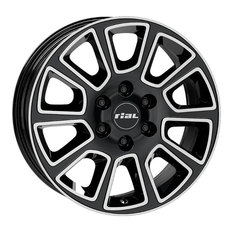 R17 X 7 6X130 ET50 84.1 RIAL Transporter 2 diamond-black frontpolished