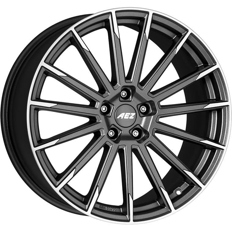 R19 X 8.5 5X114.3 ET40 64.1 AEZ Atlanta Graphite matt/polished