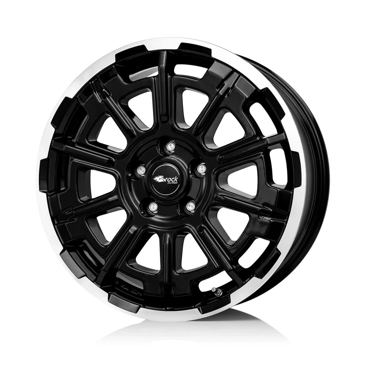 R17 X 7 5X120 ET47 65.1 BROCK B45 Schwarz Glanz Voll-Poliert (SGVP)