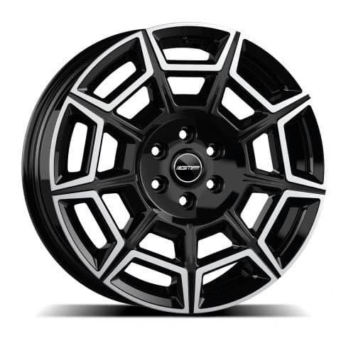 R18 X 7.5 6X120 ET50 74.5 GMP Pervan Black Diamond