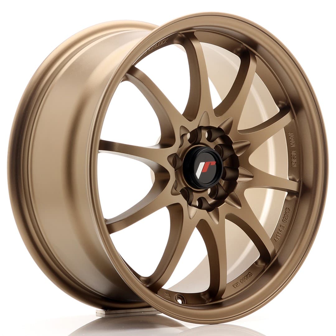 R17 X 7.5 4X100 ET35 73.1 JR WHEELS JR5 Bronze