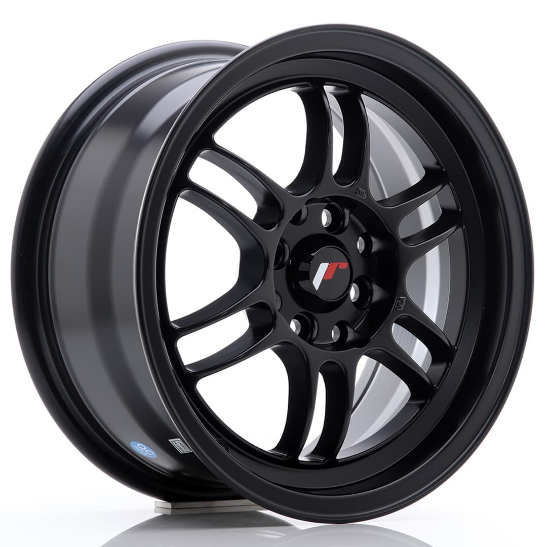 R15 X 7 4X100 ET38 73.1 JR WHEELS JR7 Black