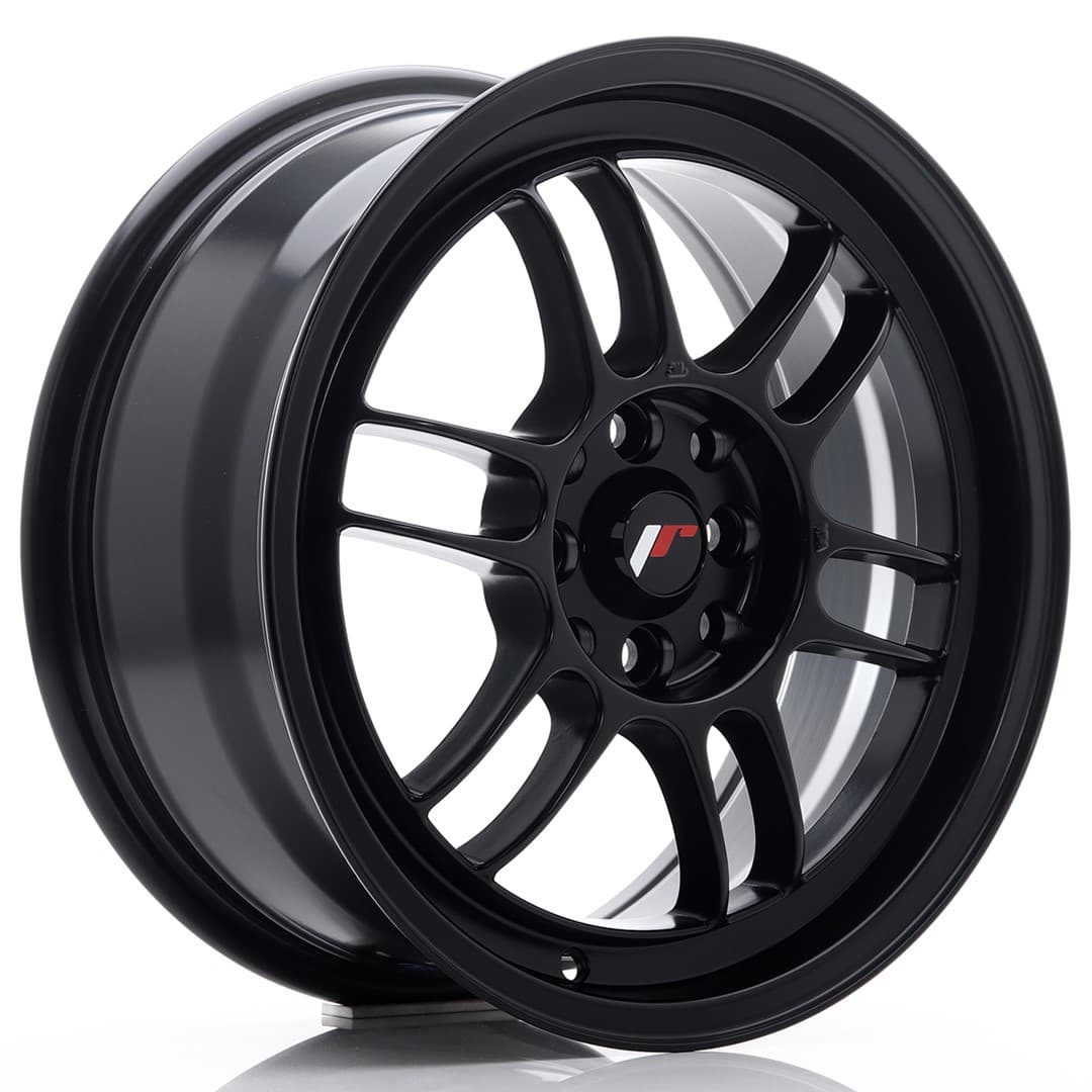 R16 X 7 4X100 ET38 73.1 JR WHEELS JR7 Black