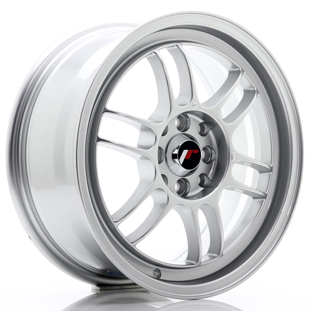 R16 X 7 4X100 ET38 73.1 JR WHEELS JR7 Silver