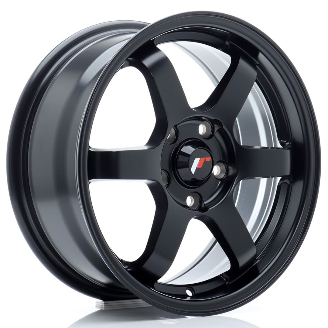 R16 X 7 4X114.3 ET40 67.1 JR WHEELS JR3 Black