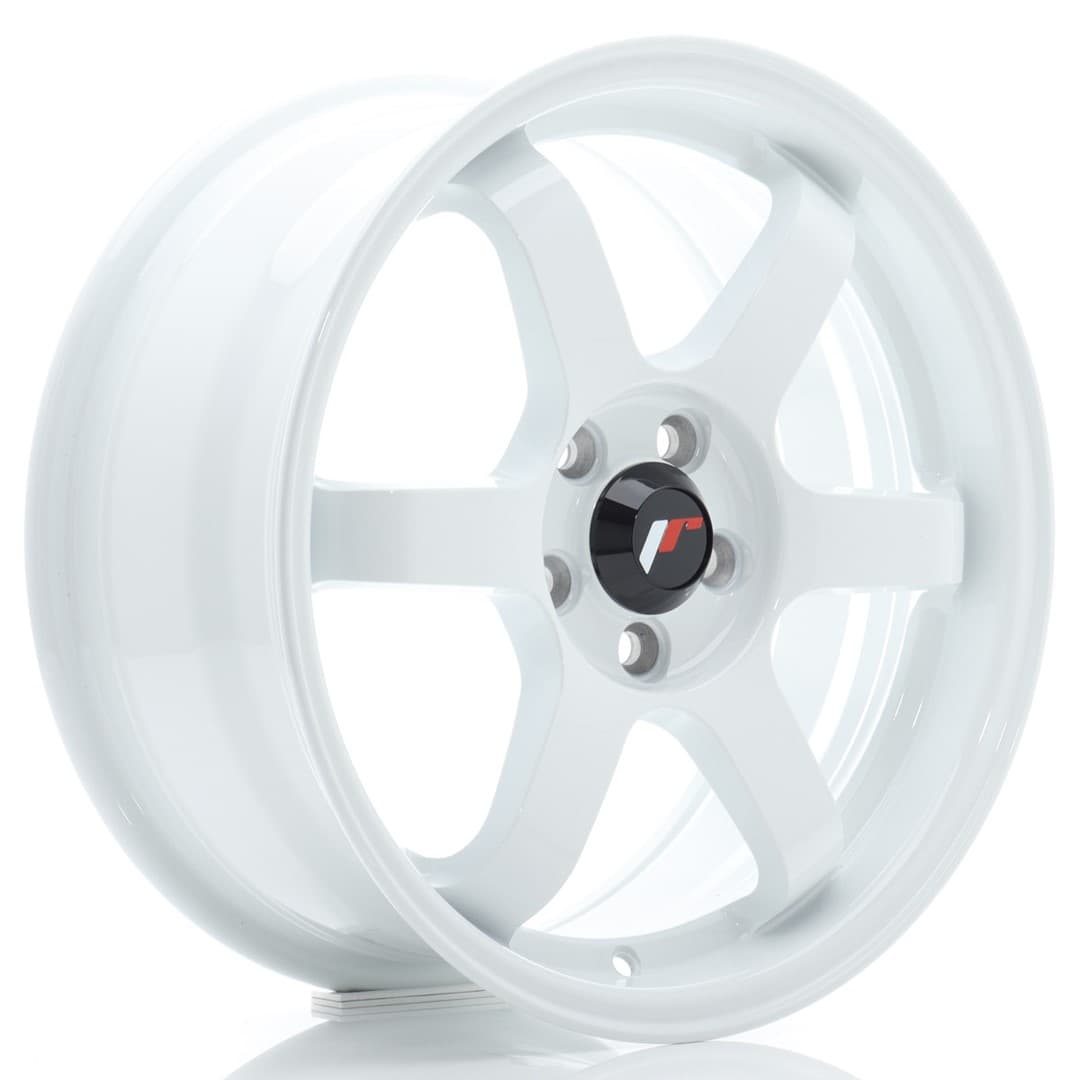 R16 X 7 4X114.3 ET40 67.1 JR WHEELS JR3 White