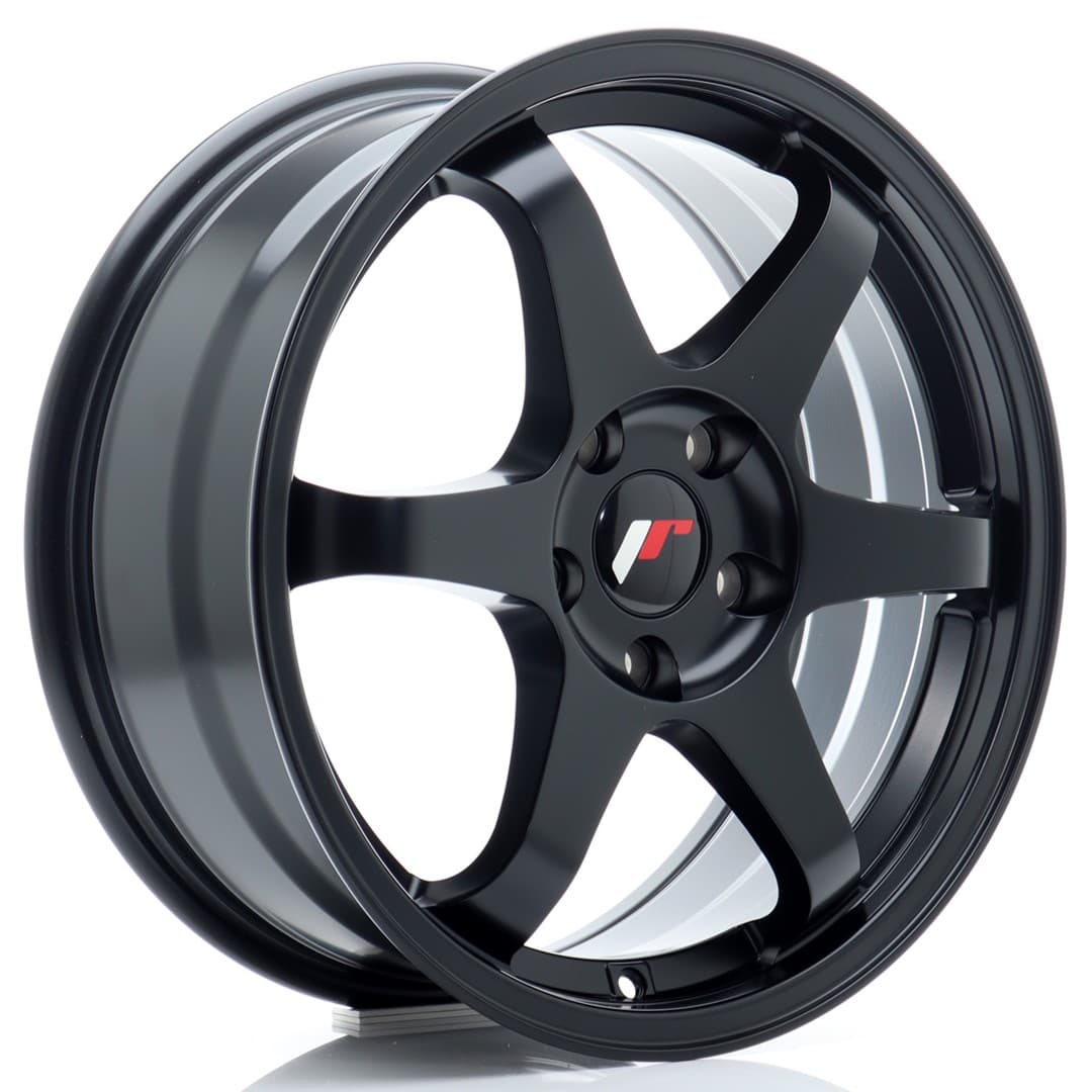 R17 X 7 4X114.3 ET40 67.1 JR WHEELS JR3 Black