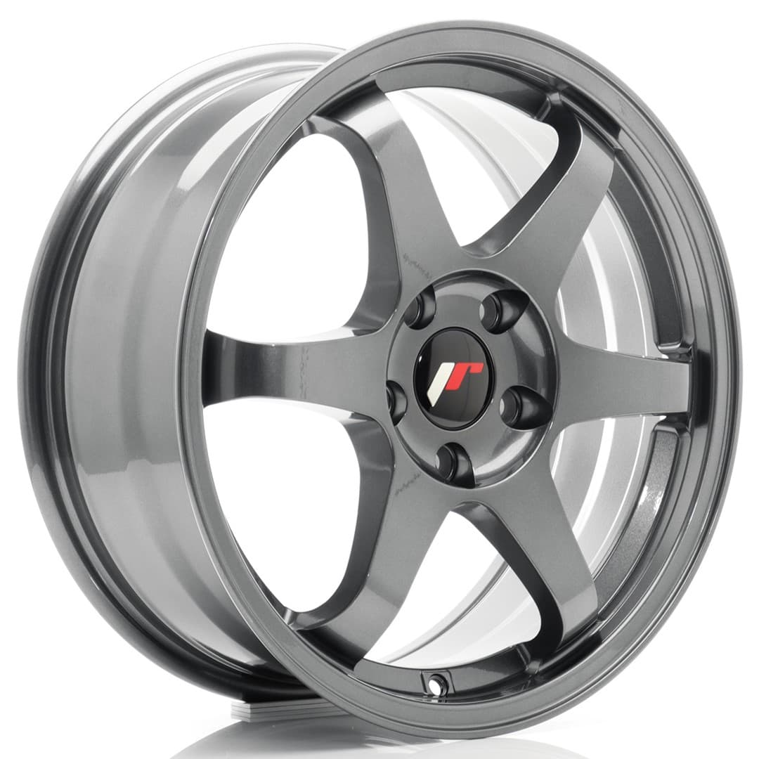 R17 X 7 4X114.3 ET40 67.1 JR WHEELS JR3 Gun metal