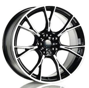 R19 X 8.5 5X112 ET30 66.6 REPLICA Replica AC189 MB + PC (rear+front)