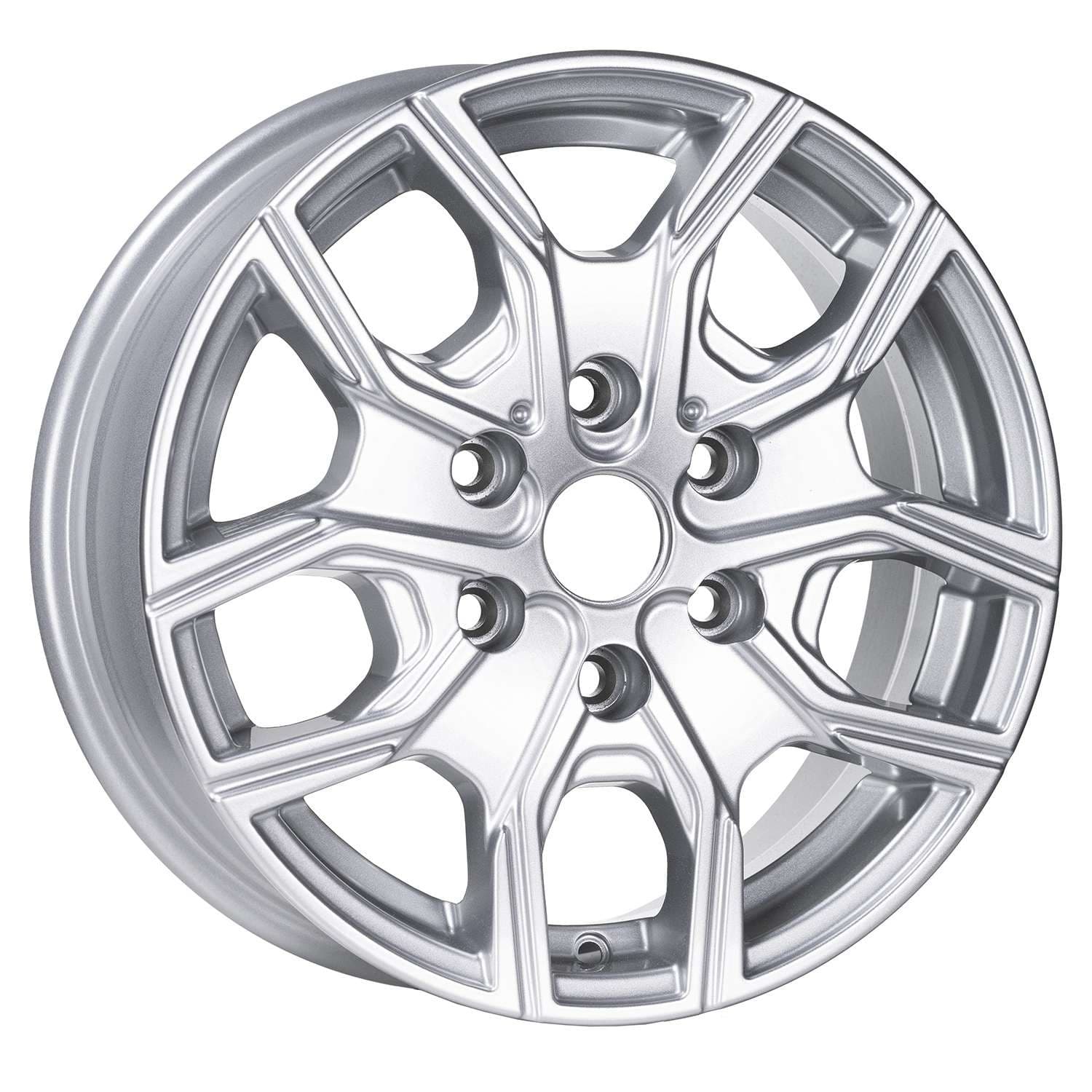 R16 X 6.5 6X130 ET50 84.1 REPLICA EMR E314 Crystal Silver