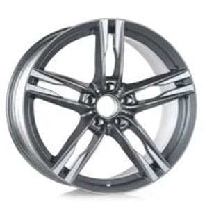 R20 X 9.5 5X120 ET37 72.6 REPLICA (HIINA) Replica 20179 Silver (rear+front)