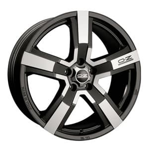 R20 X 9.5 5X120 ET52 72.6 OZ RACING OZ Racing Versilia Black MB Matt