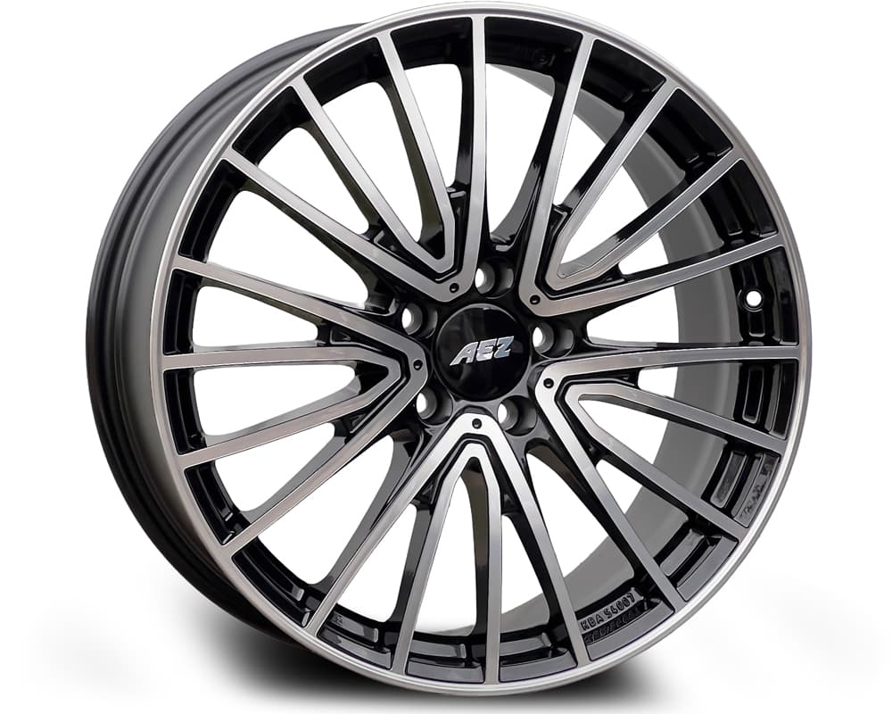 R19 X 9 5X112 ET58 66.6 AEZ Berlin (Max Load 750 kg) dark Black polished
